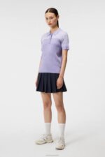 Acacia Knitted Shirt Sweet Lavender Women J.Lindeberg Clothing 66XF1773 - Image 2