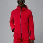 Ace Jacket Barbados Cherry Men J.Lindeberg Clothing 66XF1286