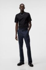 Ace Mock Neck T-shirt Black Men J.Lindeberg Clothing 66XF975 - Image 2