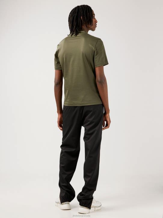 Ace Mock Neck T-shirt Deep Depths Men J.Lindeberg Clothing 66XF2156 - Image 2