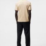 Ace Mock Neck T-shirt Safari Beige Men J.Lindeberg Clothing 66XF973