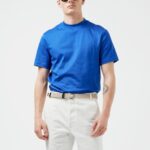 Ace Mock Neck T-shirt Surf the Web Men J.Lindeberg Clothing 66XF2145