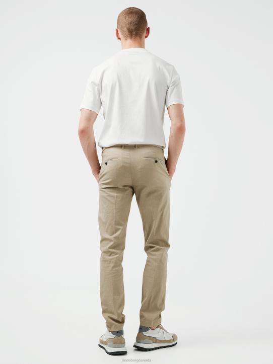Ace Mock Neck T-shirt White Men J.Lindeberg Clothing 66XF2146 - Image 2
