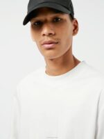 Ace Mock Neck T-shirt White Men J.Lindeberg Clothing 66XF2155 - Image 4