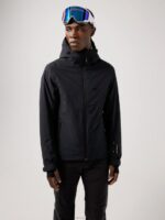 Ace Ski Jacket Black Men J.Lindeberg Clothing 66XF2488