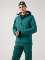 Ace Ski Jacket Treeline Green Men J.Lindeberg Clothing 66XF2490