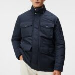 Acer Padded Jacket Navy Men J.Lindeberg Clothing 66XF917