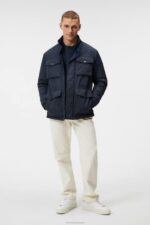 Acer Padded Jacket Navy Men J.Lindeberg Clothing 66XF917 - Image 3