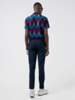 Active Argyle Golf Pant Navy Men J.Lindeberg Clothing 66XF2218