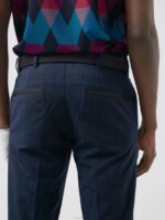 Active Argyle Golf Pant Navy Men J.Lindeberg Clothing 66XF2218 - Image 3