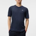 Active T-shirt Navy Men J.Lindeberg Clothing 66XF174