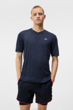 Active T-shirt Navy Men J.Lindeberg Clothing 66XF174