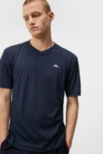 Active T-shirt Navy Men J.Lindeberg Clothing 66XF174 - Image 4