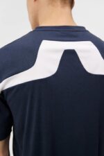 Active T-shirt Navy Men J.Lindeberg Clothing 66XF174 - Image 5