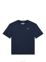 Active T-shirt Navy Men J.Lindeberg Clothing 66XF174 - Image 6