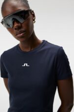 Ada T-shirt Navy Women J.Lindeberg Clothing 66XF1411 - Image 3