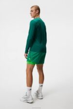 Ade Long Sleeve T-shirt Rain Forest Men J.Lindeberg Clothing 66XF160 - Image 2