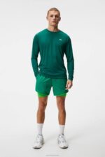 Ade Long Sleeve T-shirt Rain Forest Men J.Lindeberg Clothing 66XF160 - Image 3