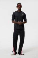Ade T-shirt Black Men J.Lindeberg Clothing 66XF10 - Image 2