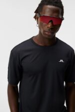 Ade T-shirt Black Men J.Lindeberg Clothing 66XF10 - Image 4