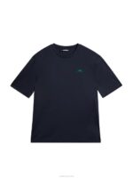 Ade T-shirt Navy Men J.Lindeberg Clothing 66XF9 - Image 4