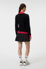 Adeline Knitted Sweater Rose Red Women J.Lindeberg Clothing 66XF1763