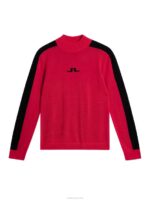 Adeline Knitted Sweater Rose Red Women J.Lindeberg Clothing 66XF1763 - Image 5