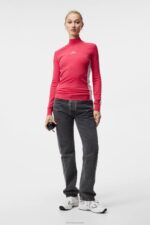Adia Knitted Sweater Azalea Women J.Lindeberg Clothing 66XF1825 - Image 3
