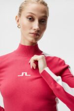 Adia Knitted Sweater Azalea Women J.Lindeberg Clothing 66XF1825 - Image 4
