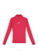 Adia Knitted Sweater Azalea Women J.Lindeberg Clothing 66XF1825 - Image 6