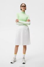 Adia Knitted Sweater Patina Green Women J.Lindeberg Clothing 66XF1826 - Image 3