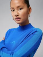 Adia Sweater Nautical Blue Women J.Lindeberg Clothing 66XF2828 - Image 3