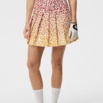 Adina Leo Print Skirt Leo Reflect Sunset Women J.Lindeberg Clothing 66XF1619