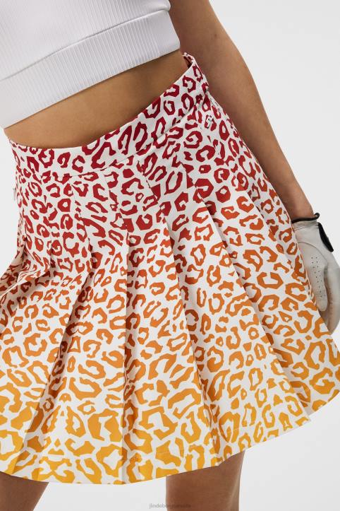 Adina Leo Print Skirt Leo Reflect Sunset Women J.Lindeberg Clothing 66XF1619 - Image 4