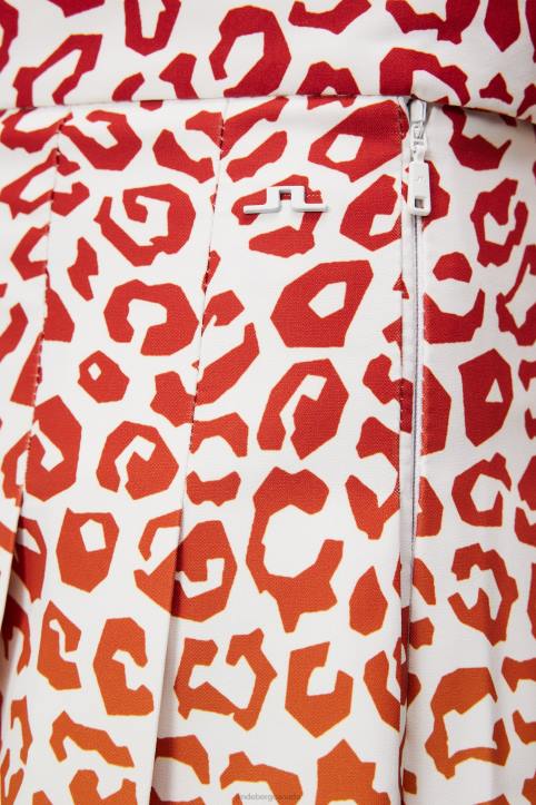Adina Leo Print Skirt Leo Reflect Sunset Women J.Lindeberg Clothing 66XF1619 - Image 5