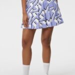 Adina Print Skirt Bridge Wave Sweet Lavender Women J.Lindeberg Clothing 66XF1569