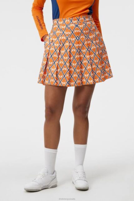 Adina Print Skirt Exuberance Diamond Women J.Lindeberg Clothing 66XF1566