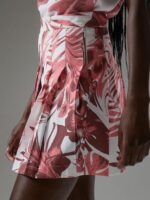 Adina Print Skirt Hibiscus Pink Women J.Lindeberg Clothing 66XF1688 - Image 4