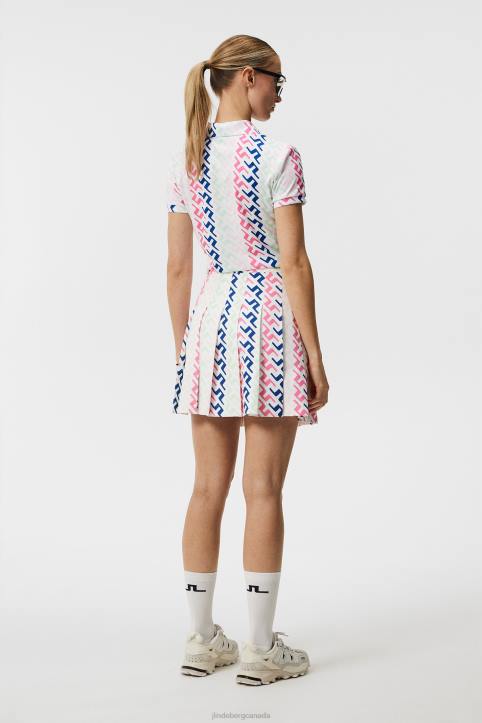 Adina Print Skirt Pink Painted Bridge Women J.Lindeberg Clothing 66XF1606 - Image 2