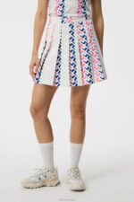 Adina Print Skirt Pink Painted Bridge Women J.Lindeberg Clothing 66XF1606