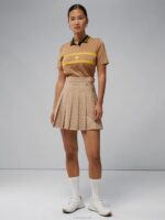 Adina Print Skirt Tiger Monogram check Women J.Lindeberg Clothing 66XF2687 - Image 2