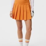 Adina Skirt Russet Orange Women J.Lindeberg Clothing 66XF1681