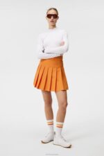 Adina Skirt Russet Orange Women J.Lindeberg Clothing 66XF1681 - Image 3