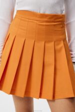 Adina Skirt Russet Orange Women J.Lindeberg Clothing 66XF1681 - Image 4