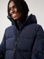 Adler Down Ski Jacket Navy Men J.Lindeberg Clothing 66XF2484 - Image 4