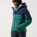 Adler Down Ski Jacket Treeline Green Men J.Lindeberg Clothing 66XF2483