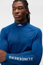 Aello Compression Layer Estate Blue Men J.Lindeberg Clothing 66XF116 - Image 3