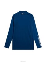 Aello Compression Layer Estate Blue Men J.Lindeberg Clothing 66XF116 - Image 4