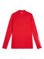 Aello Compression Layer Fiery Red Men J.Lindeberg Clothing 66XF114 - Image 4