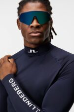 Aello Compression Layer Navy Men J.Lindeberg Clothing 66XF315 - Image 3